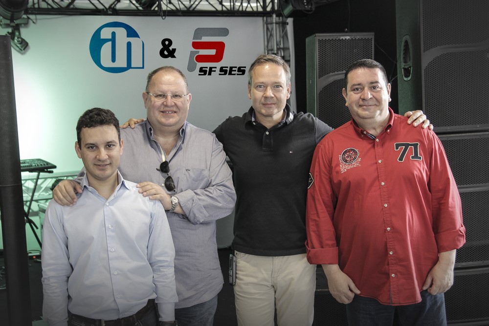 Photo attached: f.l.t.r: Ferhan Kayral, VP Technical & Projekt Department SF and SF Owner Samim Mutluer, Adam Hall COO Markus Jahnel and SF- Sales Manager Bertan Taptik