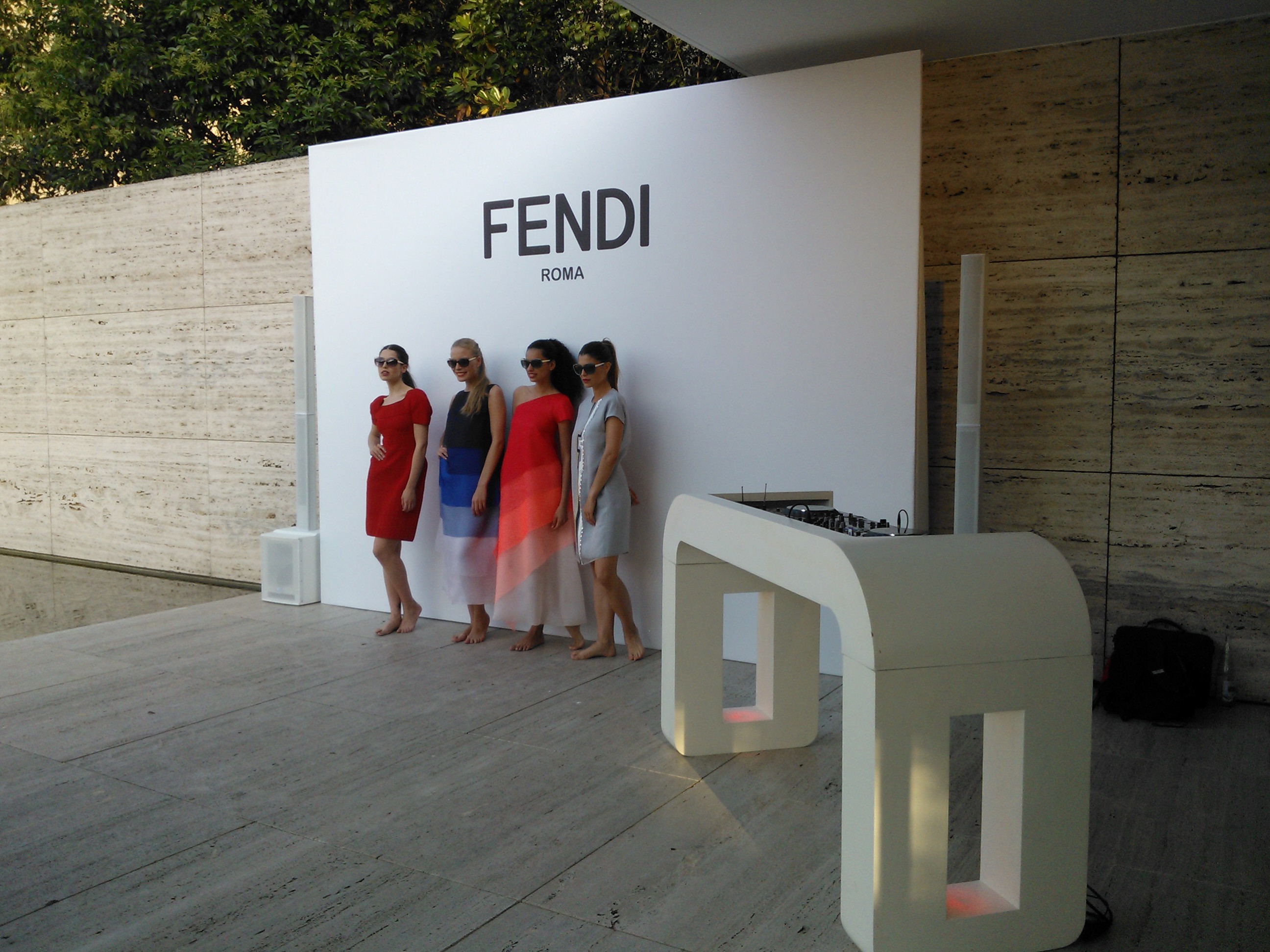 LD Systems MAUI 28W en el desfile de moda FENDI en Barcelona