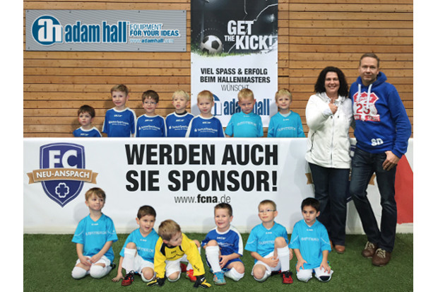 Adam Hall to cover the cost of venue hire for about 420 young football players from the 17 teams within FC Neu-Anspach.