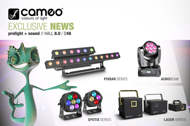 Visite el stand de Cameo en la feria Prolight + Sound 2015