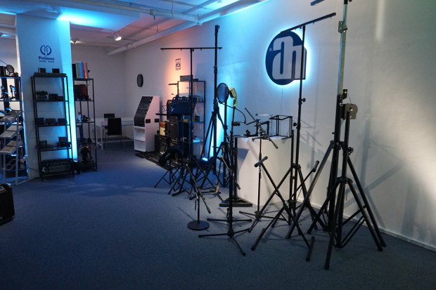 Within the 300-square metre showroom, Adam Hall presented its entire product portfolio which ranges from lighting, speakers to cables and mixers. 