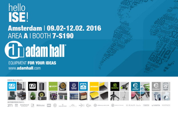 Press: Adam Hall Group at ISE Amsterdam, Booth 7-S190