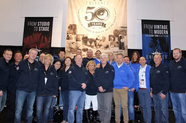 Press: 50 years of Eminence – 25 years of Eminence sales by Adam Hall Group