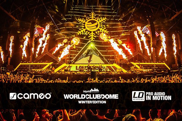 Effets lumineux et rythmes soutenus pour BigCityBeats WORLD CLUB DOME Winter Edition – La technique événementielle d’Adam Hall Group dans le « plus grand club du monde »