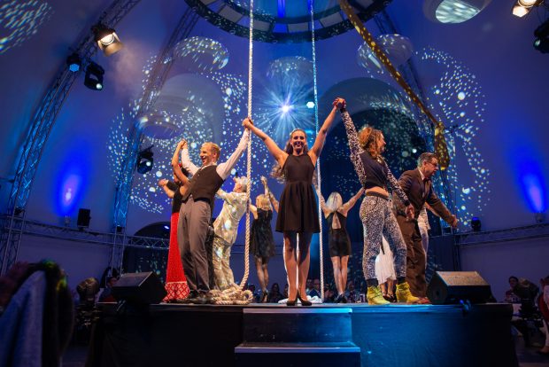 All Around Impressive Performance – zeusaudio Lights Up Varieté Show in Domed Hall of Ehrenbreitstein Fortress with Cameo OPUS SP5