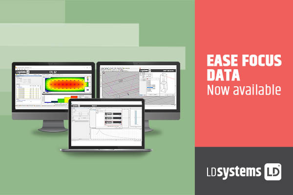 Presse: Disponibles dès maintenant – fichiers EASE gratuits pour les enceintes fixes LD Systems