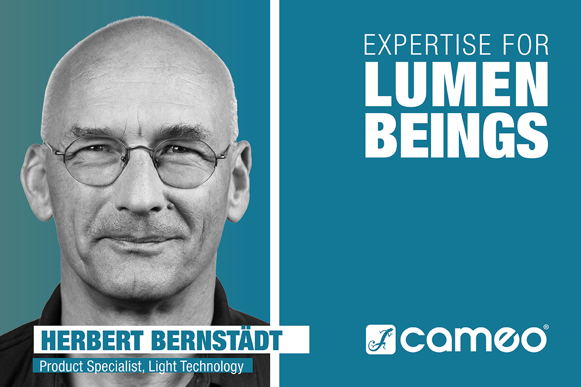Expertise for Lumen Beings by Cameo Light: Herbert Bernstädt explains White light - everything you need to know about lighting and spotlight technology