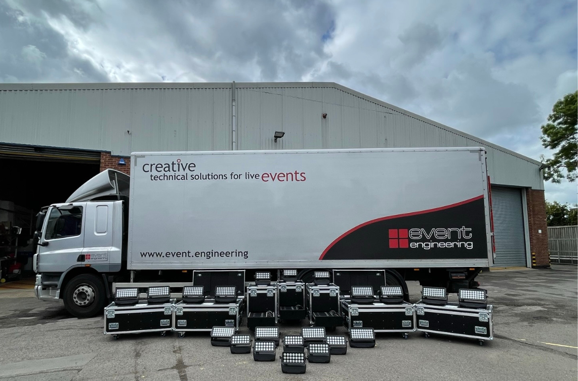 Event Engineering UK Invests in Cameo ZENIT® W600 and ZENIT W300 Wash Lights and PIXBAR