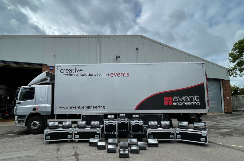 Event Engineering UK Invests in Cameo ZENIT® W600 and ZENIT W300 Wash Lights and PIXBAR