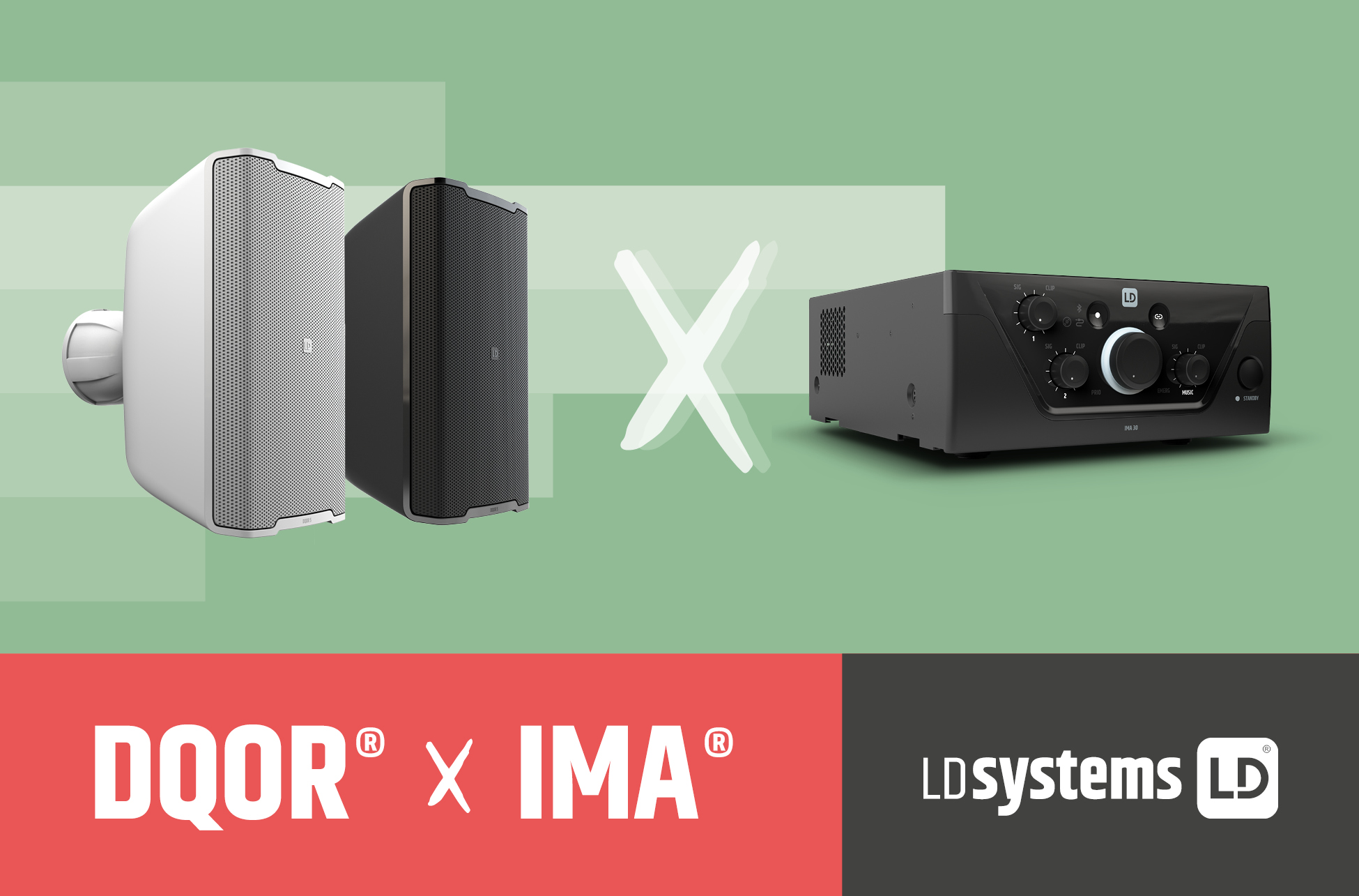 DQOR & IMA – a strong pair for fixed sound reinforcement in shops and restaurants