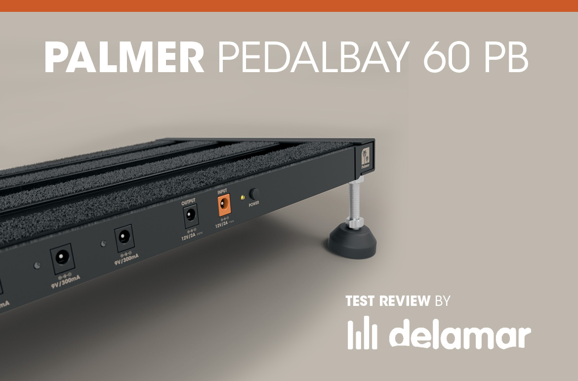 Palmer Germany Test Review by Delamar about Palmer PEDALBAY 60 PB Pedalboard