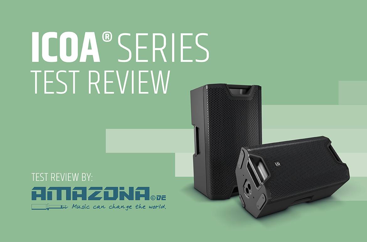 Review: the LD Systems ICOA 12 A active loudspeaker as a monitor