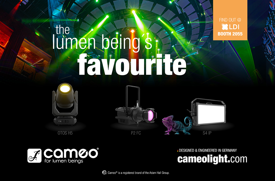 Cameo Light at LDI Show 2022 Lighting Design Live Design International 2022