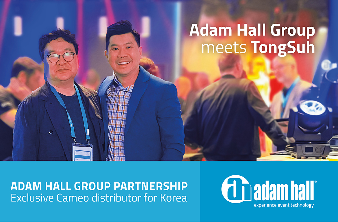 Adam Hall Group ernennt Tongsuh zum exklusiven Vertriebspartner für Cameo in Südkorea