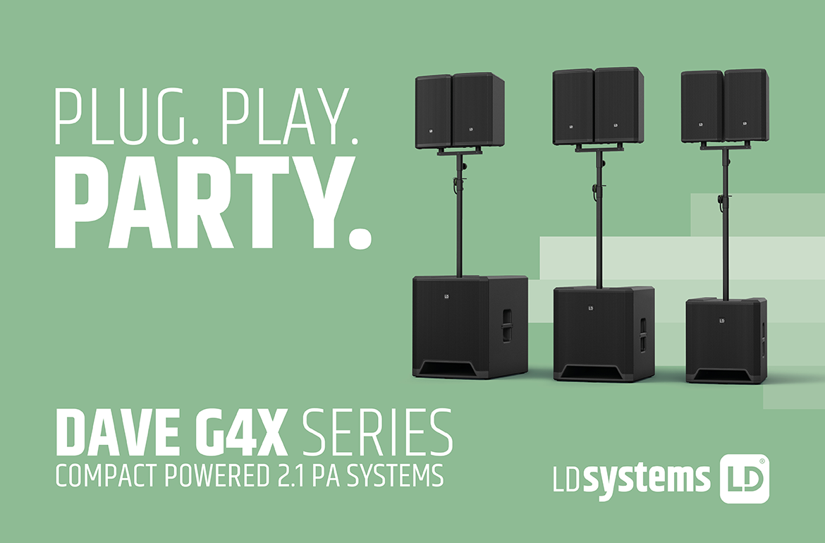 LD Systems presenta la nueva serie DAVE G4X