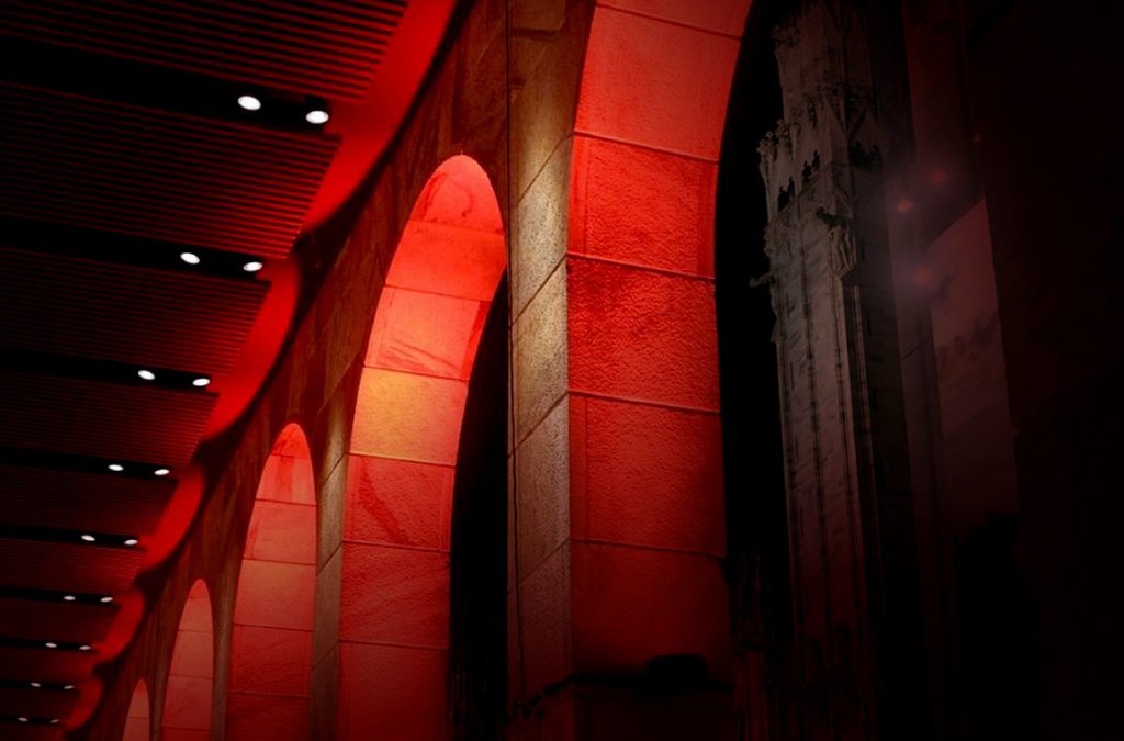 Un marco radiante para una belleza gótica: Cameo ilumina las galerías La Rinascente, junto a la catedral de Milán