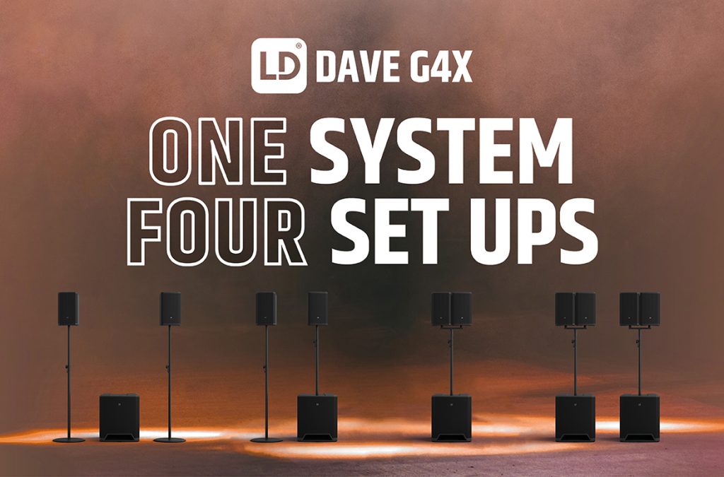 LD Systems DAVE G4X – Ein System und vier Setups