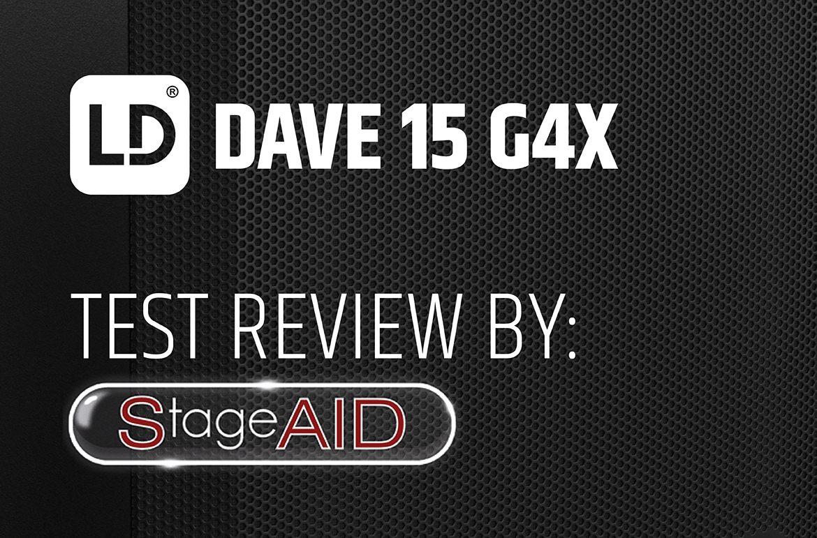 En test : LD Systems DAVE 15 G4X sur StageAID