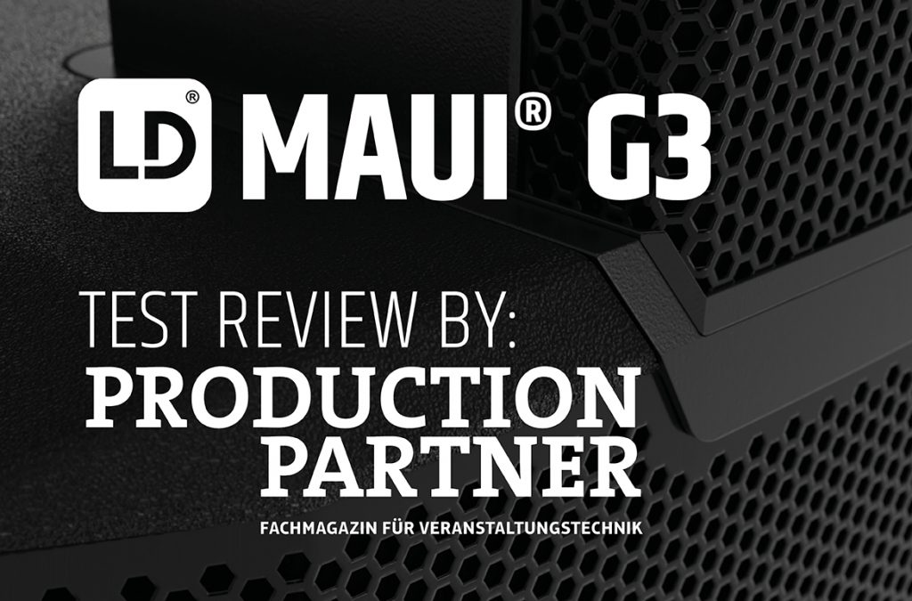 Production Partner pone a prueba al MAUI 28 G3 de LD Systems