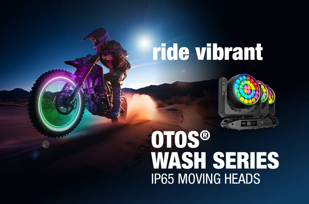 Cameo präsentiert die OTOS® Wash Modelle – Drei neue IP65 Moving Heads aus der OTOS®-Serie