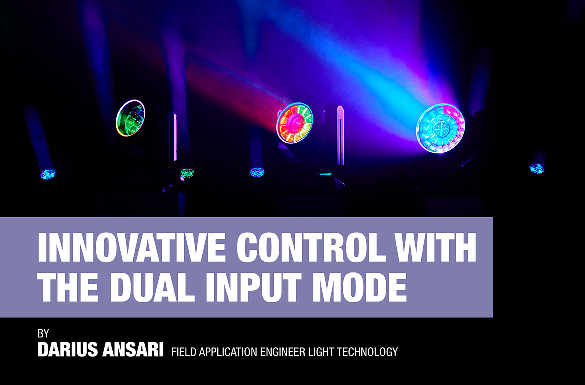 Innovative control with DUAL Input Mode