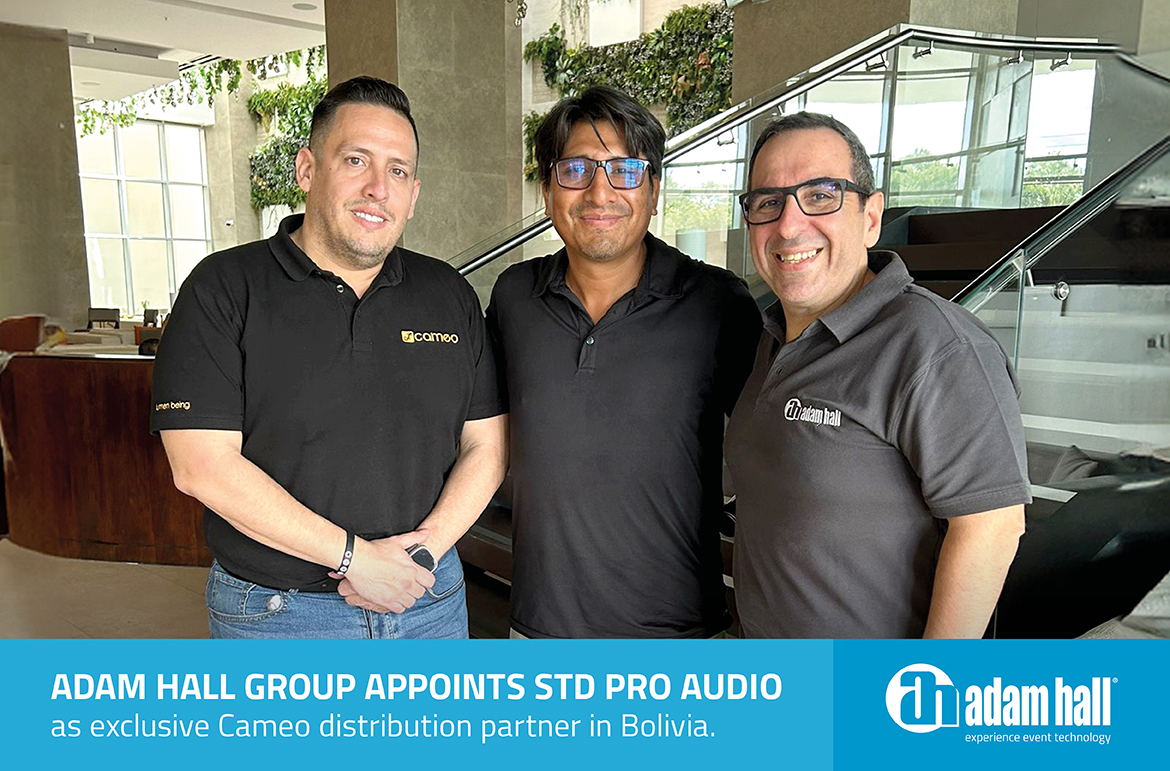 We appoint STD Pro Audio as exclusive Cameo distribution partner in Bolivia