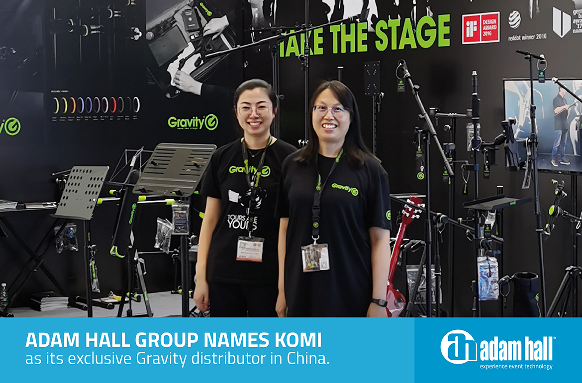 We name KOMI, our exclusive Gravity distributor in China