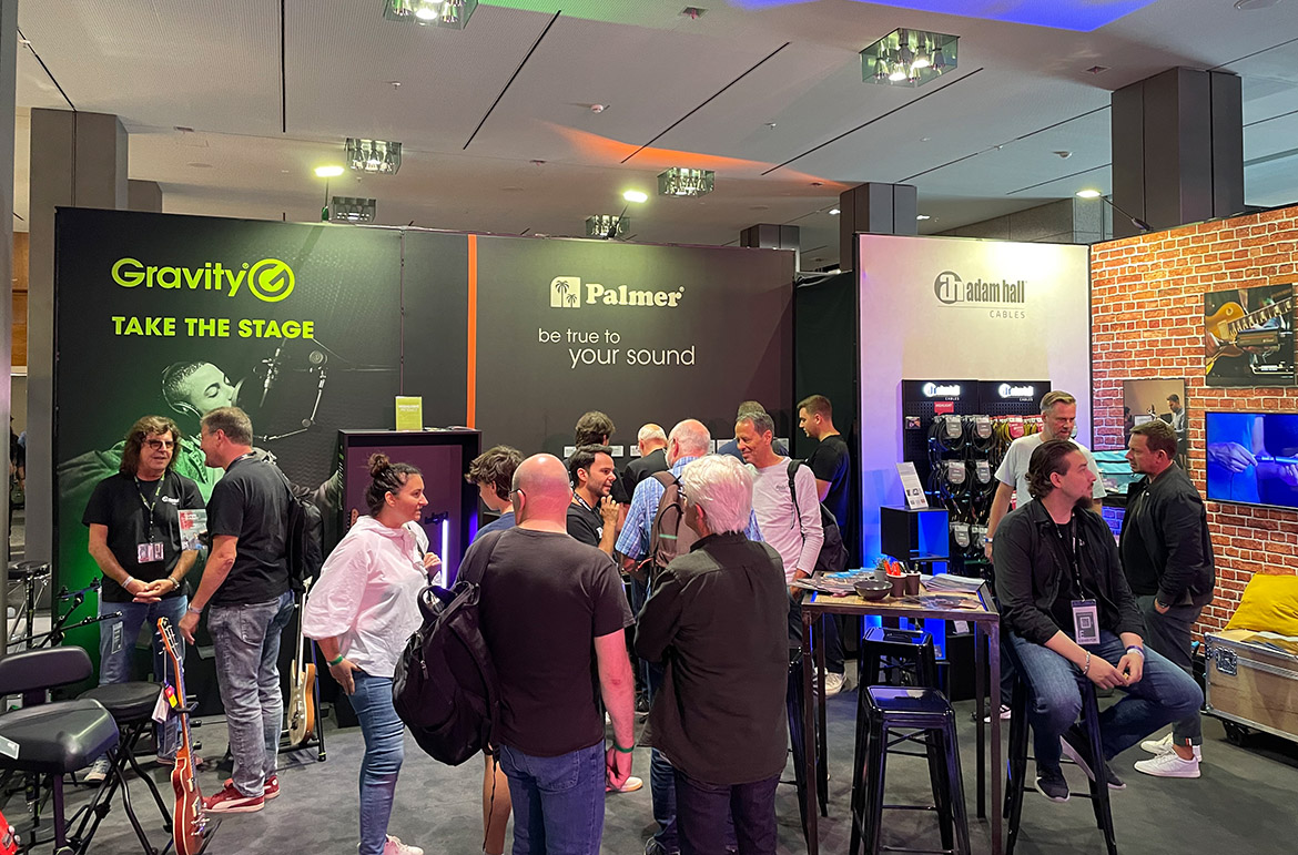 Gravity, Palmer und Adam Hall Cables beim Guitar Summit 2024!