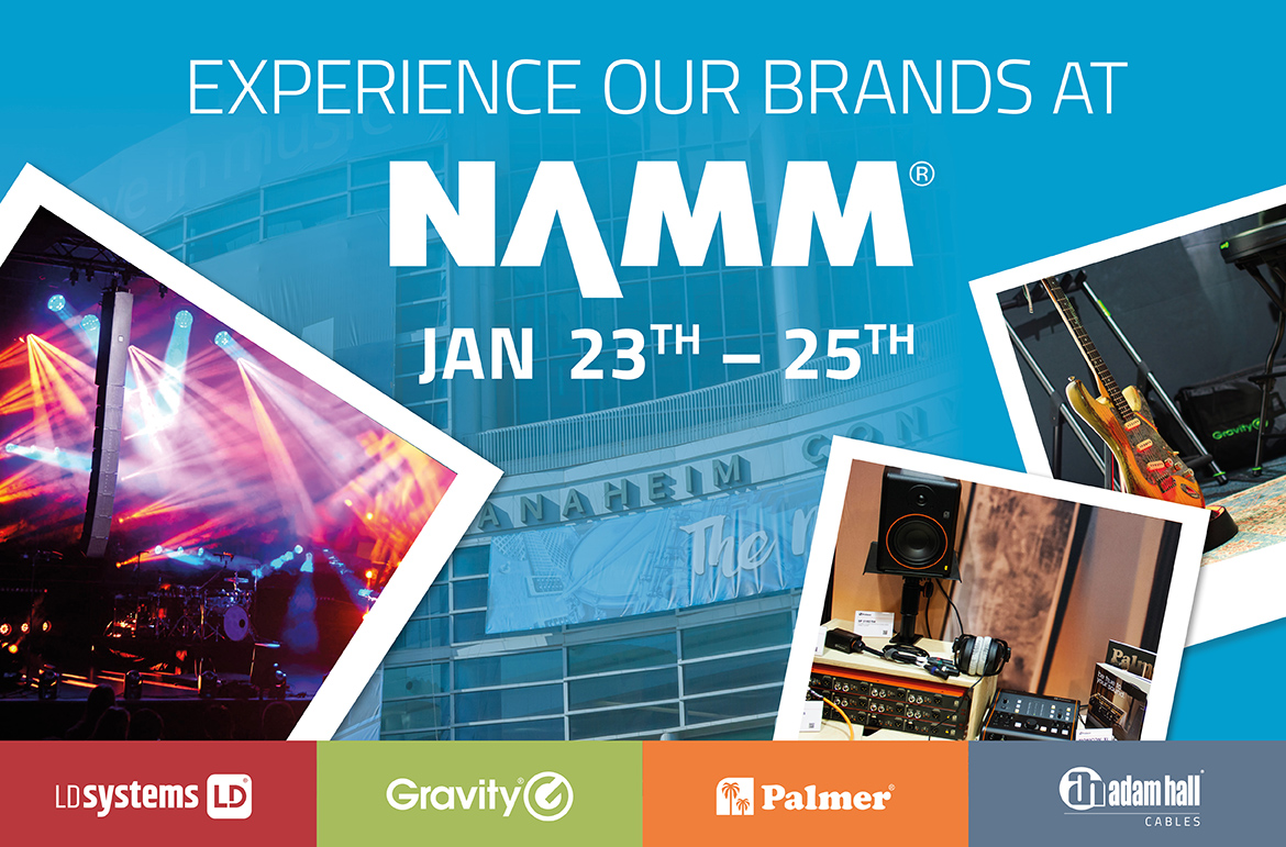 LD Systems MAILA® goes USA – Adam Hall Group has its US premiere at the 2025 NAMM Show