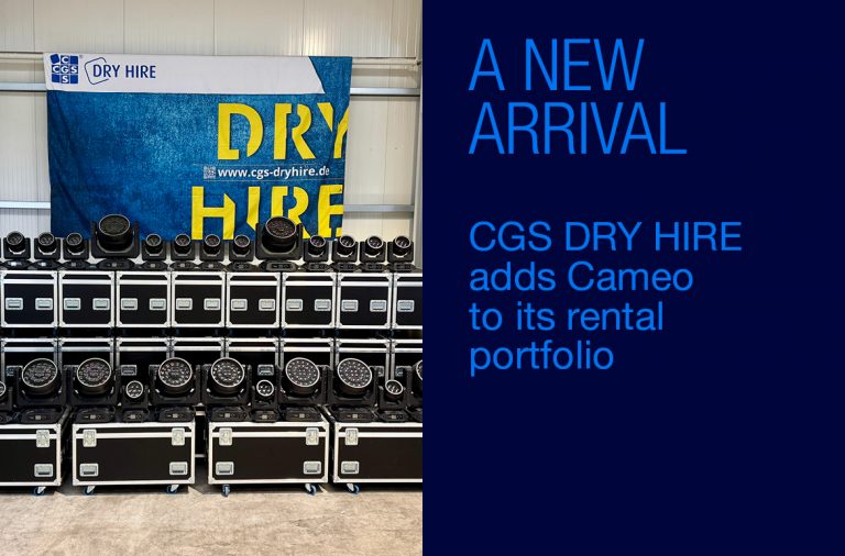 A new arrival – CGS DRY HIRE adds Cameo to its rental portfolio