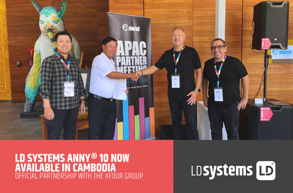 LD Systems ANNY® 10 now available in Cambodia – official partnership with the Kfour Group