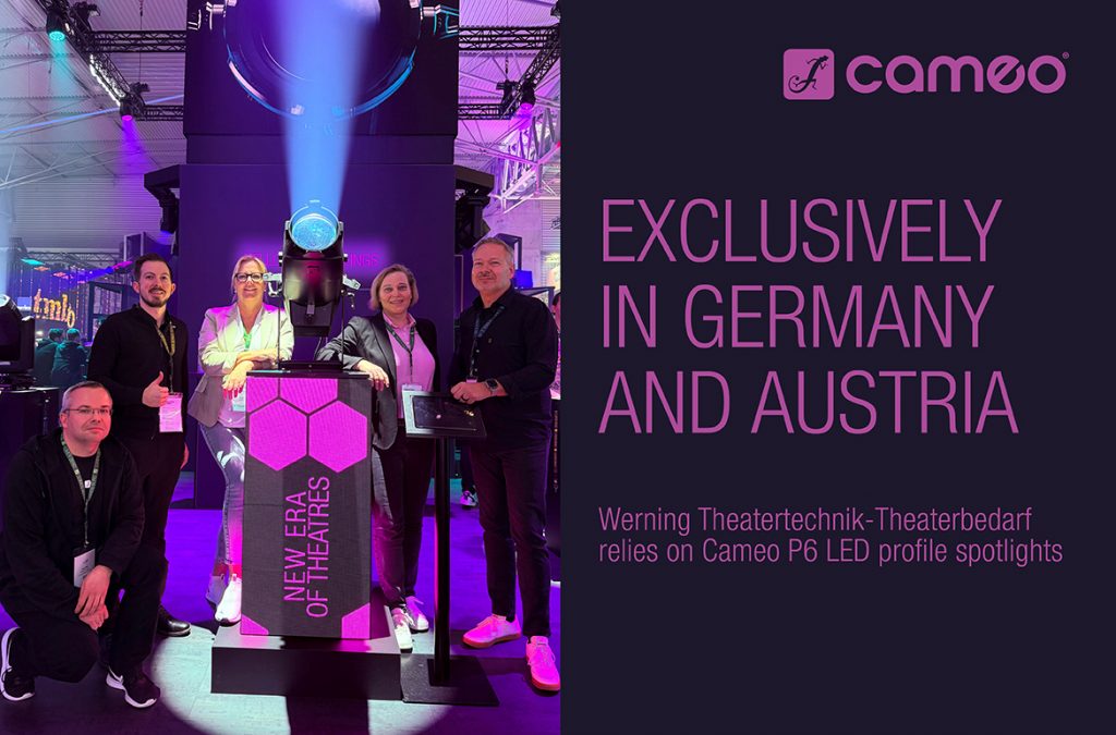 Werning Theatertechnik-Theaterbedarf Invests in Cameo P6 LED profile spotlight