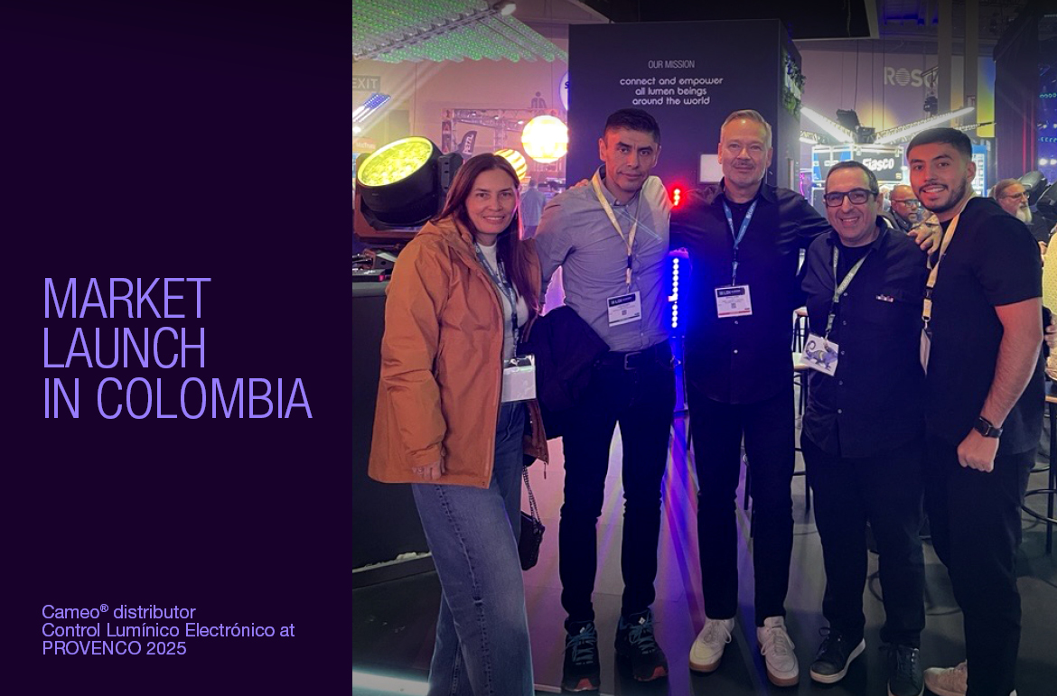 Cameo Distributor in Colombia Control Luminico